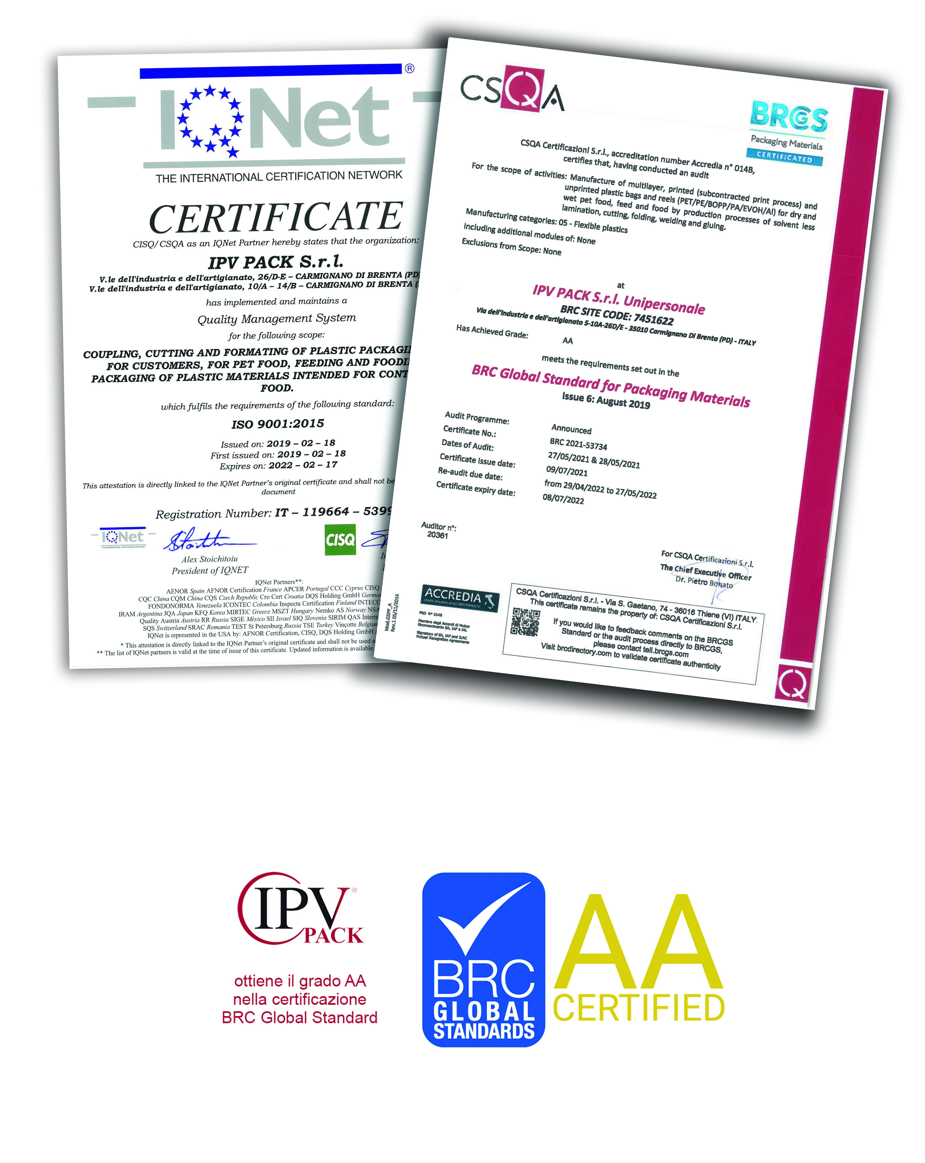 certificazioni
